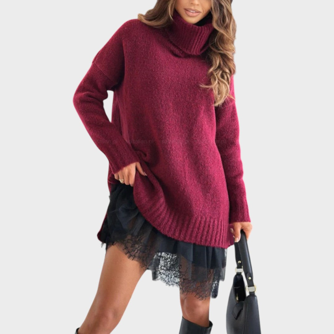 Tereza - Completo elegante di maglione e vestito