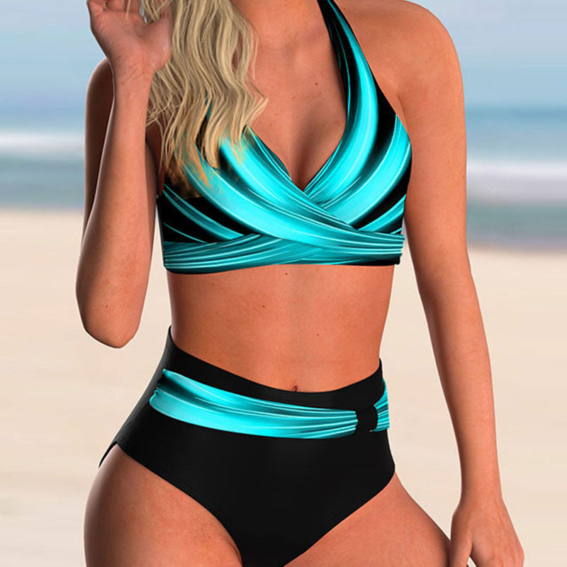 Stromboli - Bikini Set con Scollatura Incrociata