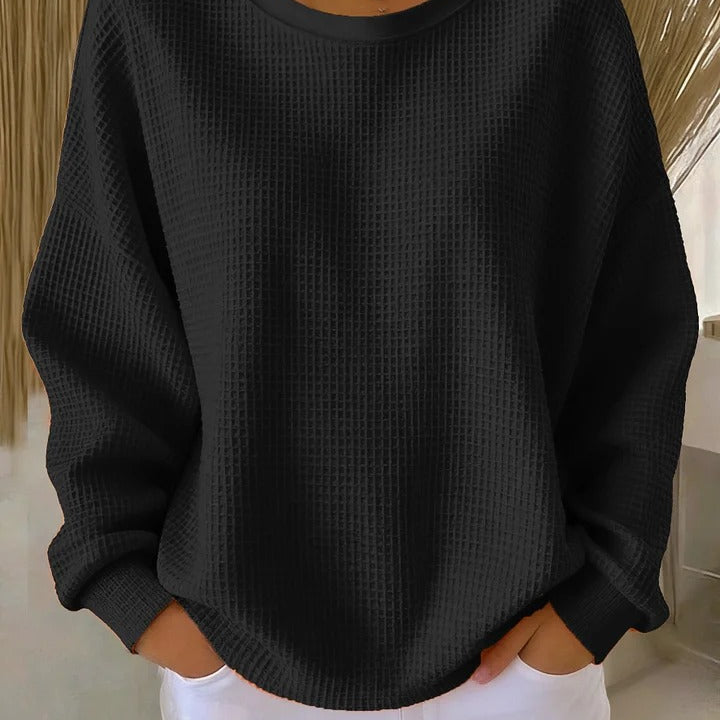 Nuria | Maglione Goffrato Classico