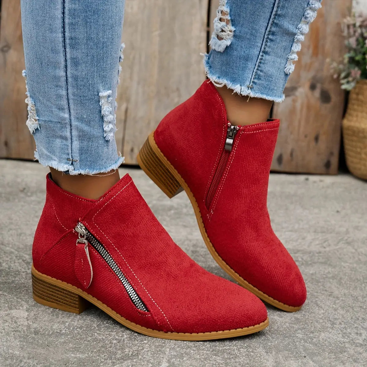 Alena – Stivaletti eleganti con zip laterale