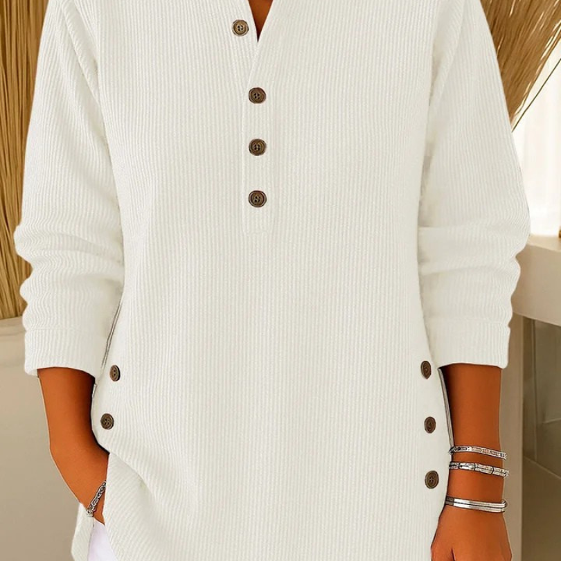 Nieves | Tunica Henley con Bottoni