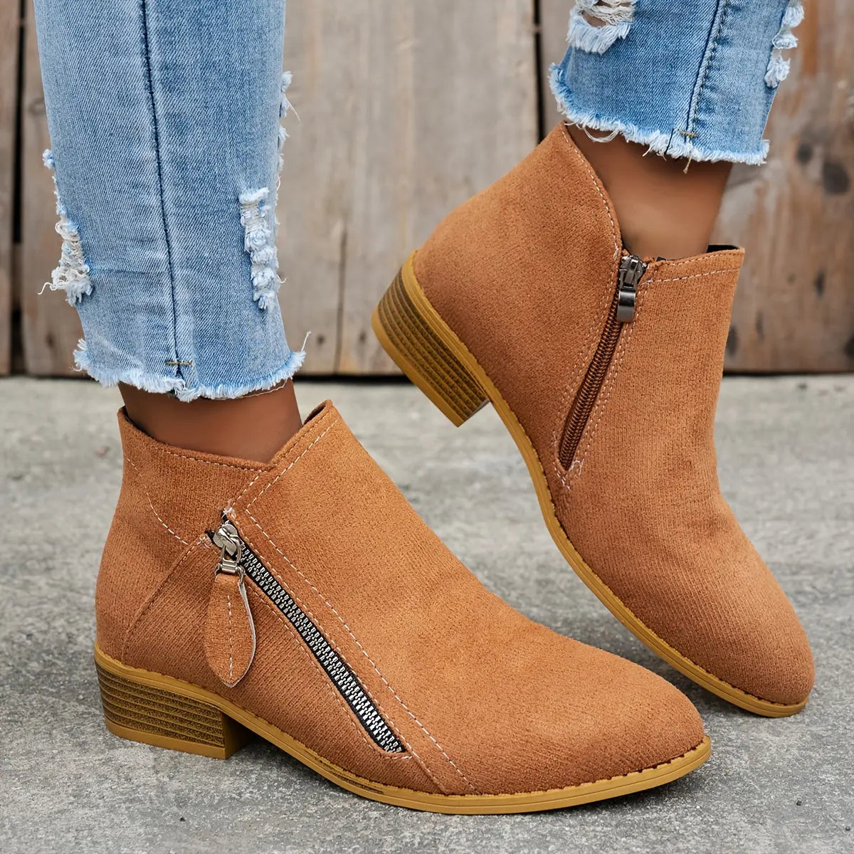 Alena – Stivaletti eleganti con zip laterale
