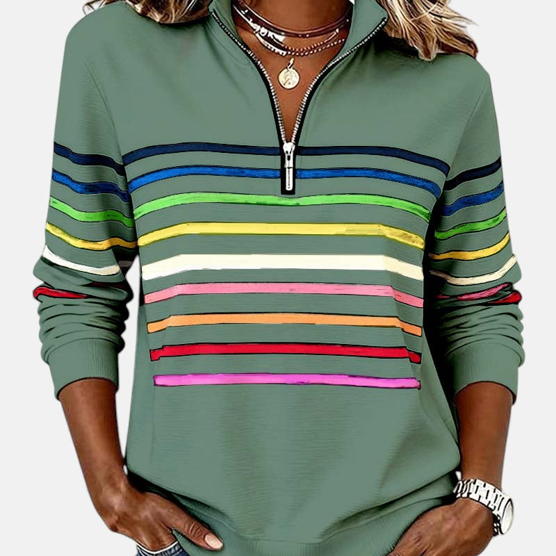 Andrea – Maglione a righe da donna