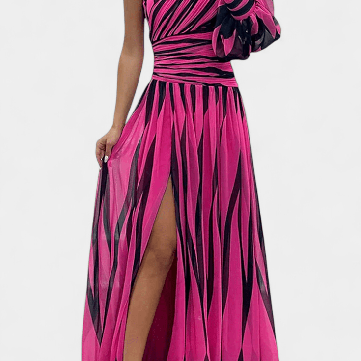 Bethania™ | Abito maxi a righe
