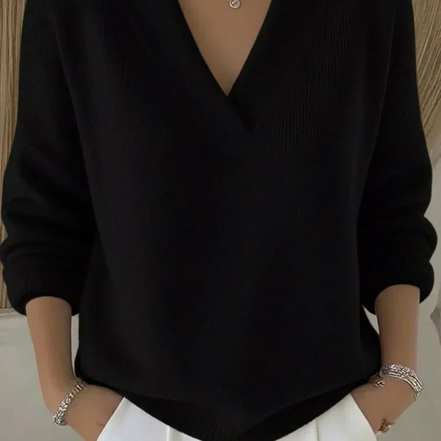 Violeta | Maglione Oversize con Collo a V