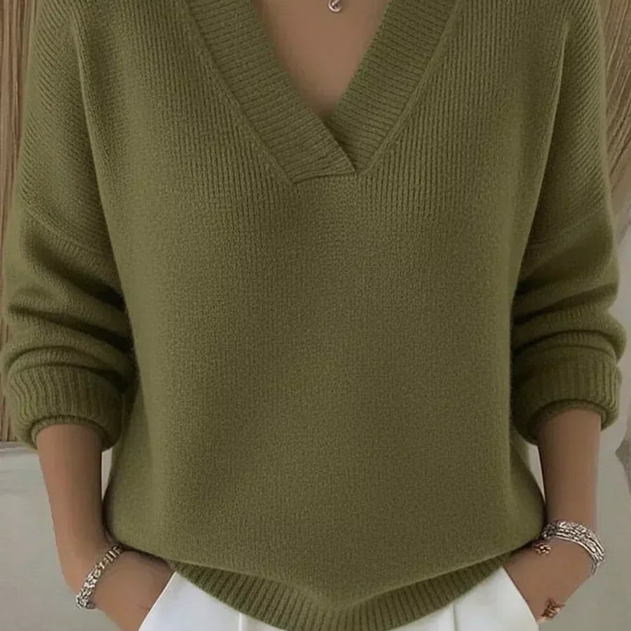 Violeta | Maglione Oversize con Collo a V