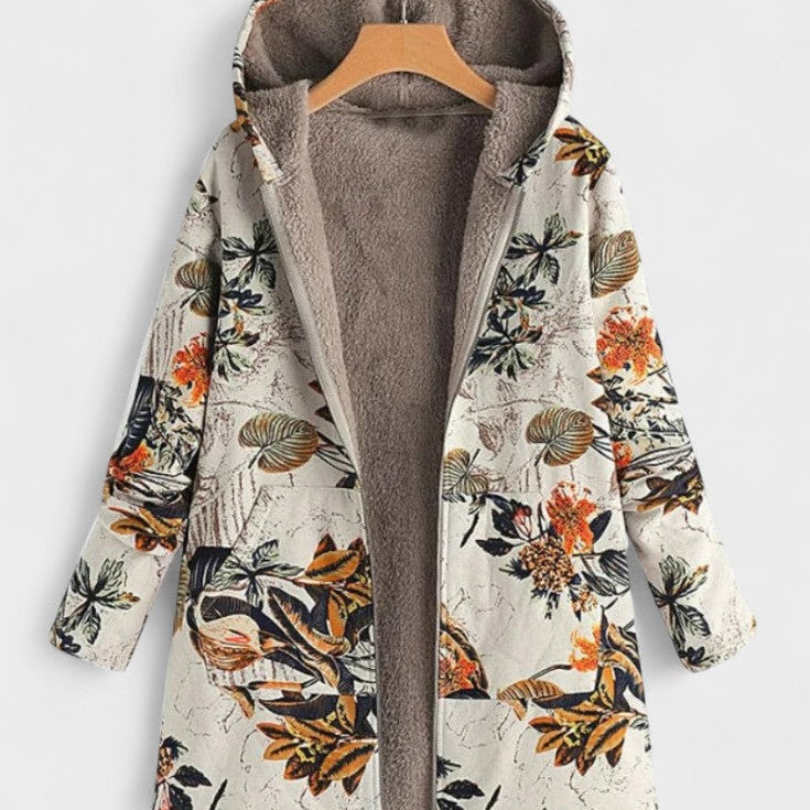 Fleural™ – Giacca in fleece floreale
