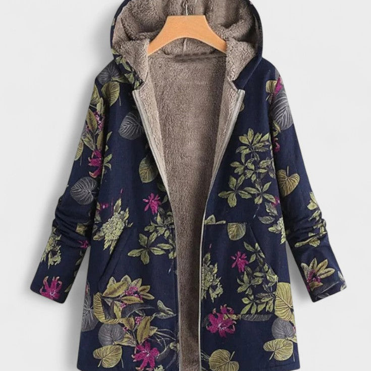 Fleural™ – Giacca in fleece floreale