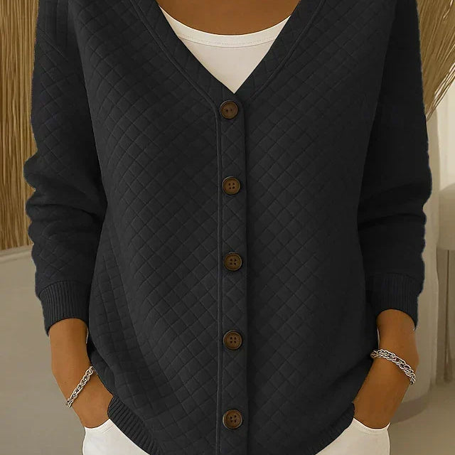 Leonor | Giacca in Maglia Imbottita con Bottoni