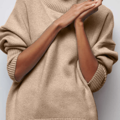 Katrielle™ Maglione con colletto alto