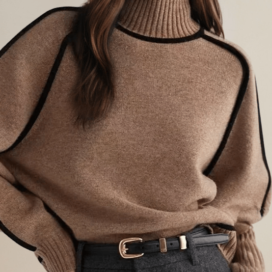 Lara™ Maglione con colletto alto