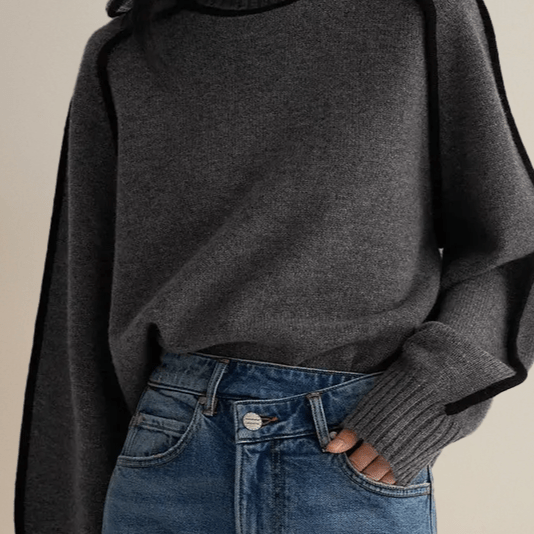 Lara™ Maglione con colletto alto