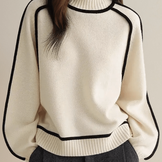 Lara™ Maglione con colletto alto