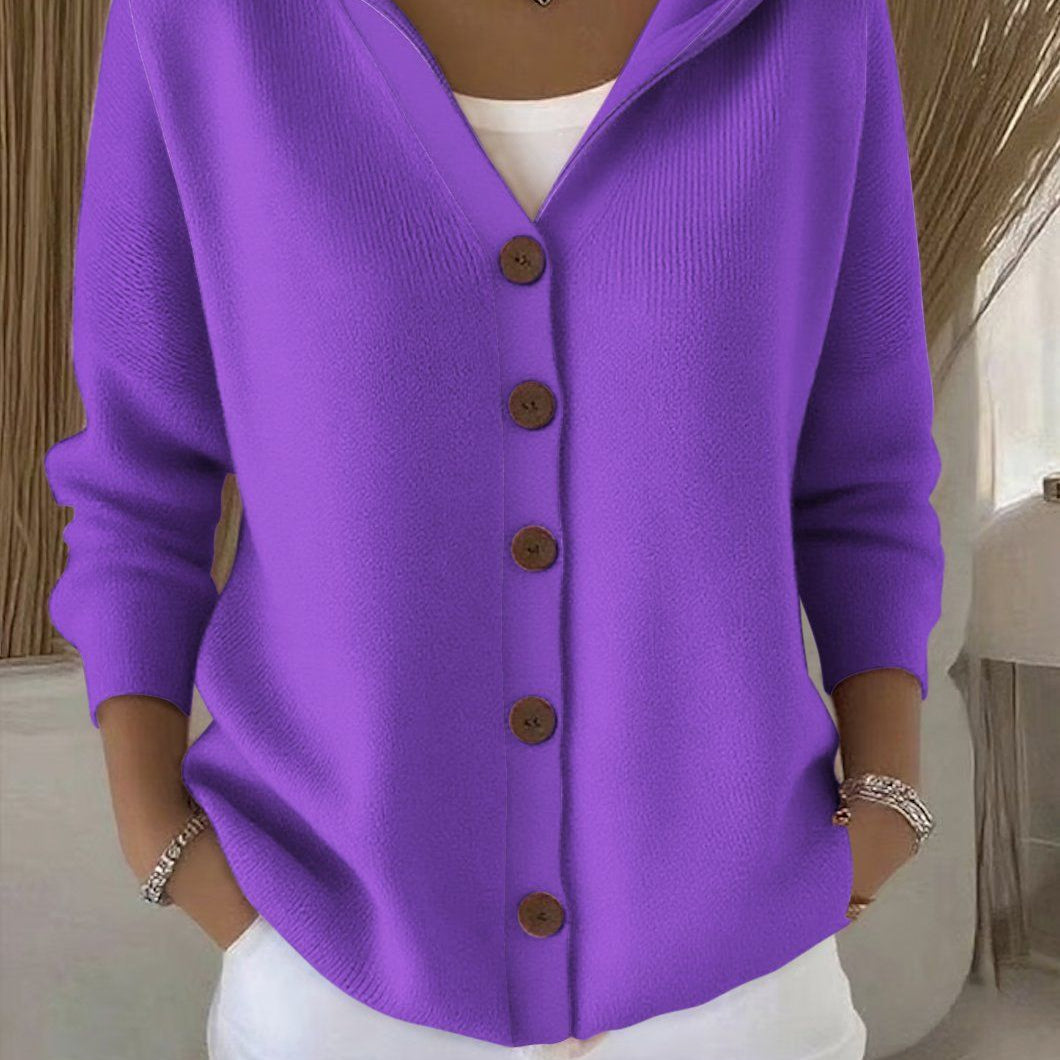 Rocío | Giacca a Maglia con Cappuccio
