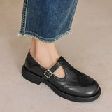 Scarpe Mary Jane con Cinturino a T