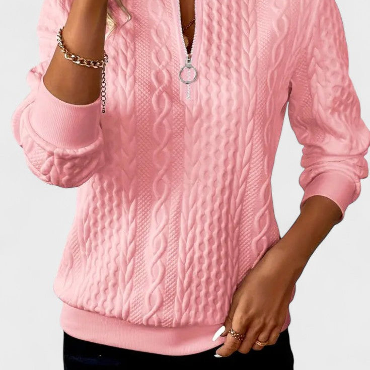 Nela™ | Maglione con zip per donne