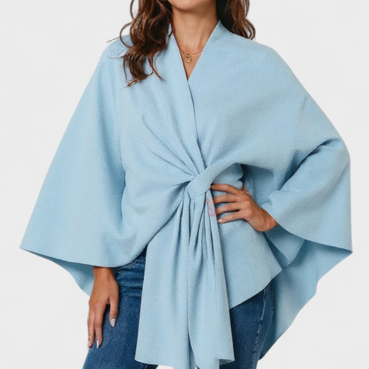 Yvette | Poncho Drappeggiato Elegante