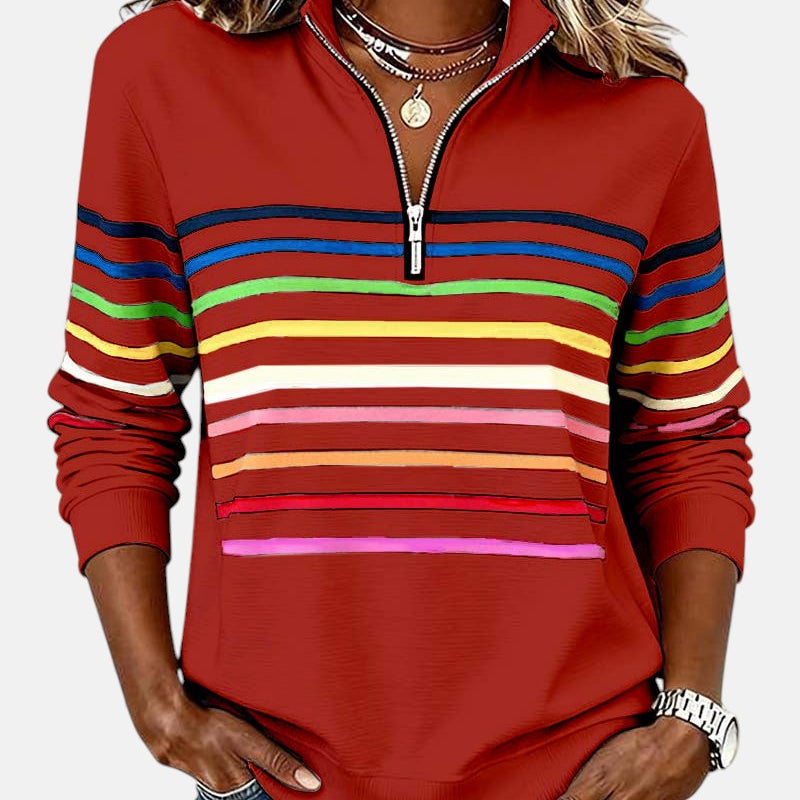 Andrea – Maglione a righe da donna