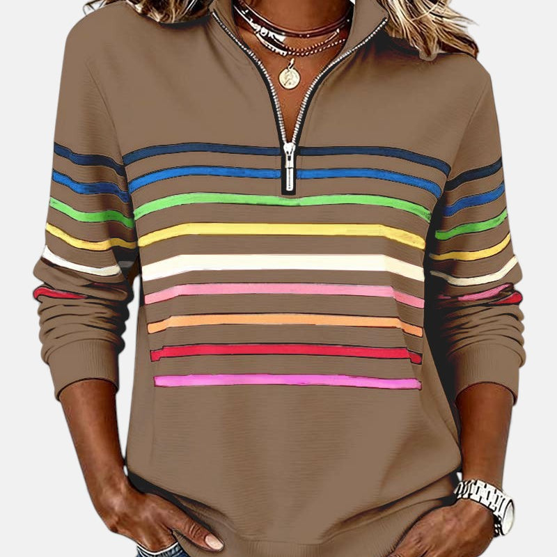Andrea – Maglione a righe da donna