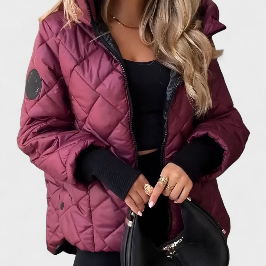 Ema™ | Giacca elegante con cappuccio