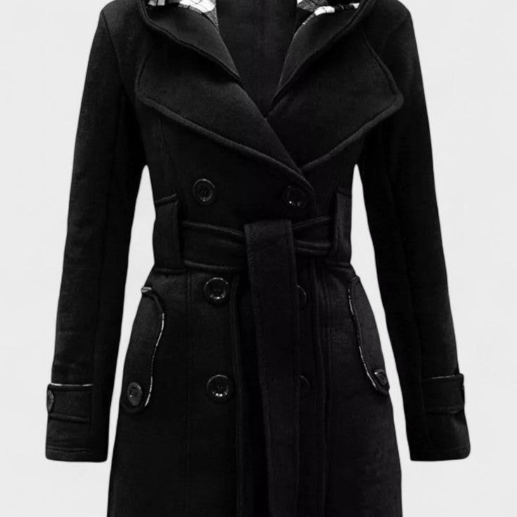 Leona™ | Cappotto elegante a doppio petto