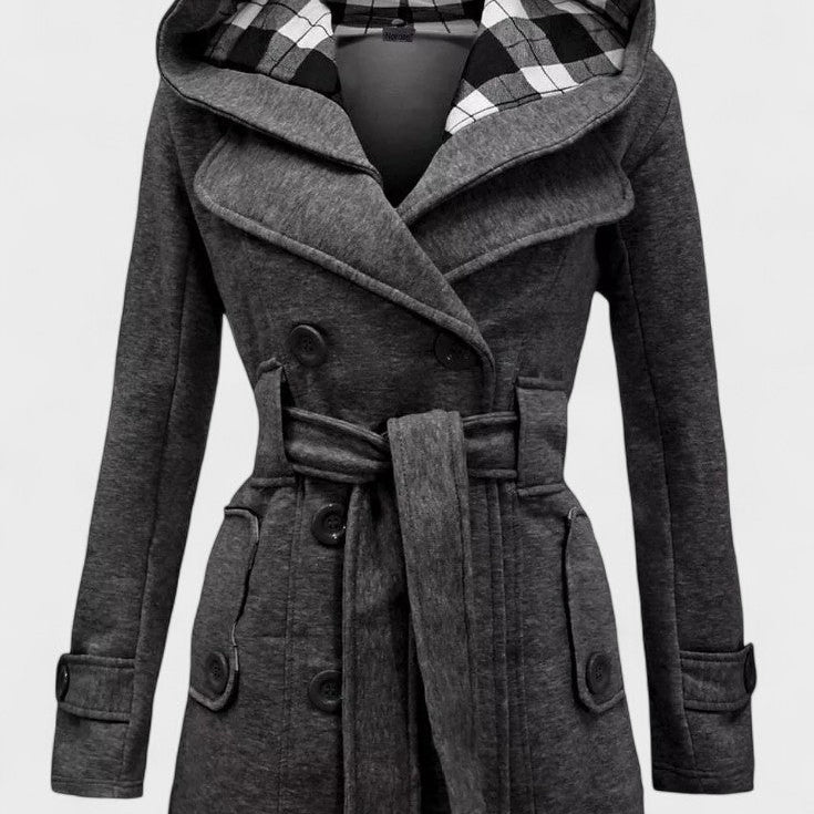 Leona™ | Cappotto elegante a doppio petto