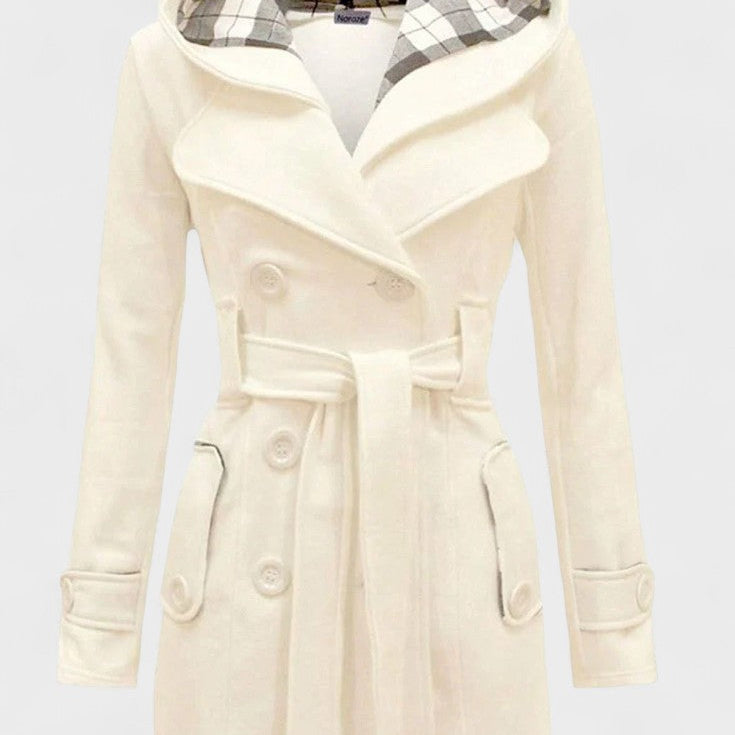 Leona™ | Cappotto elegante a doppio petto