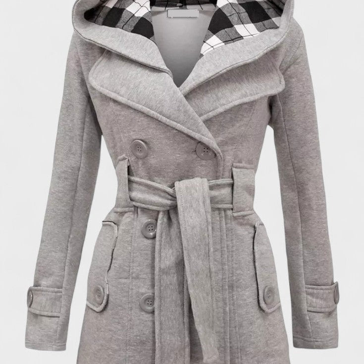 Leona™ | Cappotto elegante a doppio petto