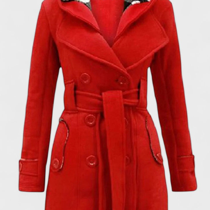 Leona™ | Cappotto elegante a doppio petto