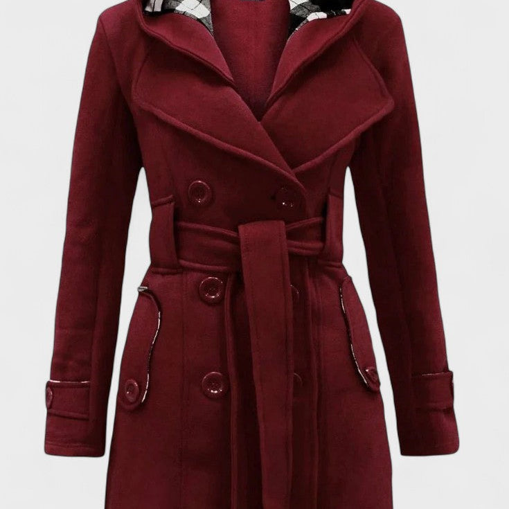 Leona™ | Cappotto elegante a doppio petto